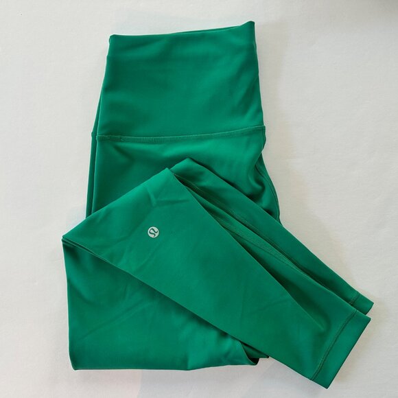 Lululemon Wunder Train High-Rise Tight 28" Cascadia Green Size 10 $98 Gym Yoga - Picture 4 of 4
